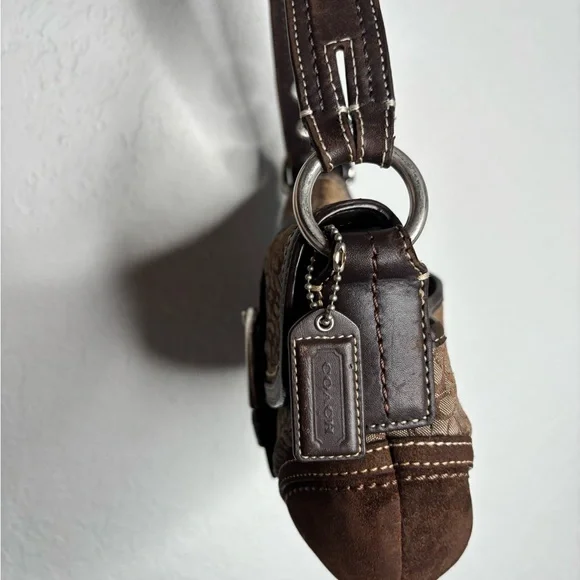 Brown Coach Mini Signature + Suede Mini SoHo - Picture 4 of 12